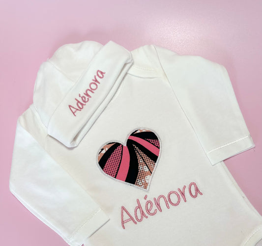 Bonnet de naissance personnalisé
